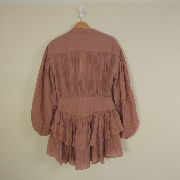 New NWT Shona Joy Dress Mila‎ Button Up Frill Mini - Picture 3 of 15
